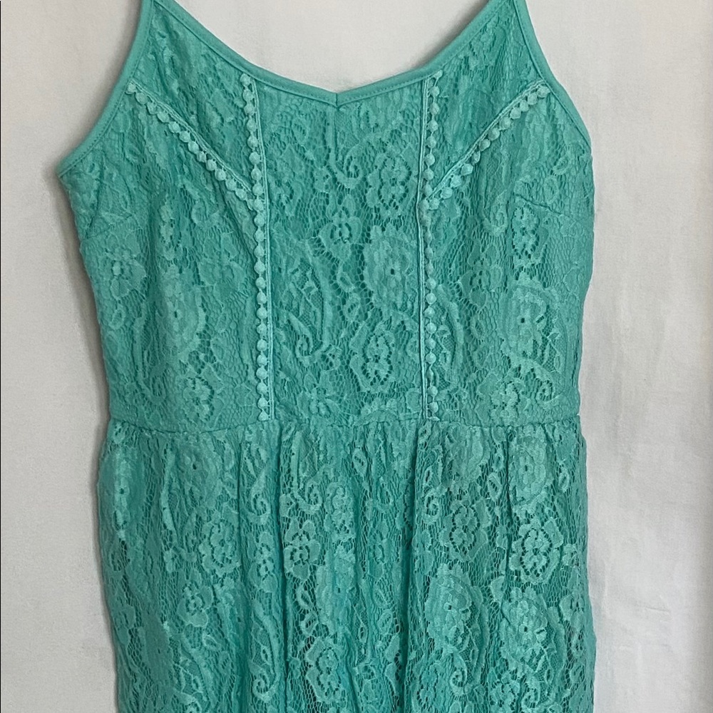 Turquoise dress